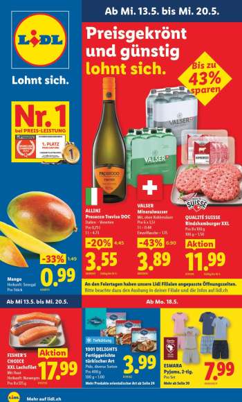 Prospekte Lidl - 13.5.2026 - 20.5.2026.