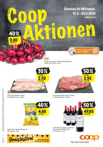 Prospekte Coop - 12.5.2026 - 20.5.2026.