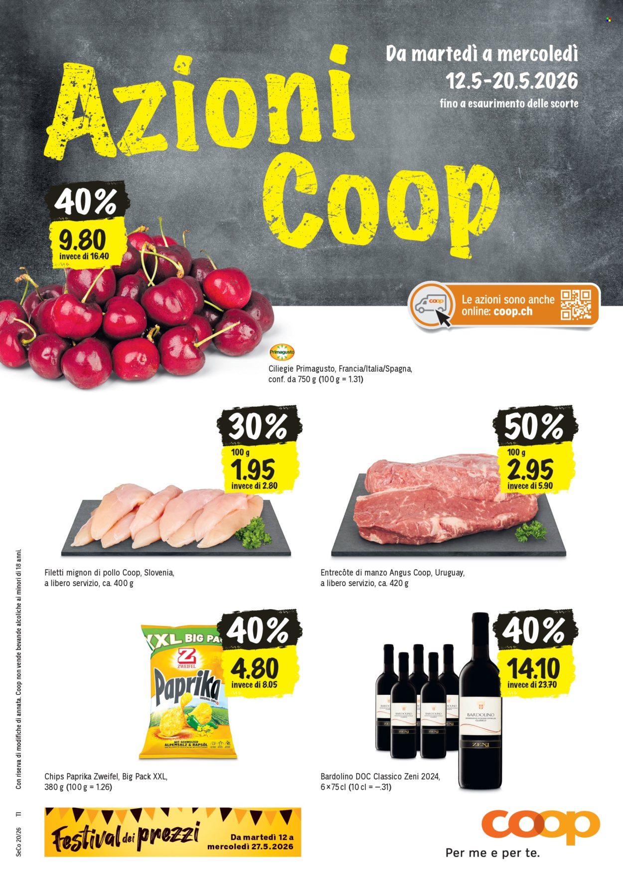 Prospekt Coop - 12.5.2026 - 20.5.2026. Seite 1