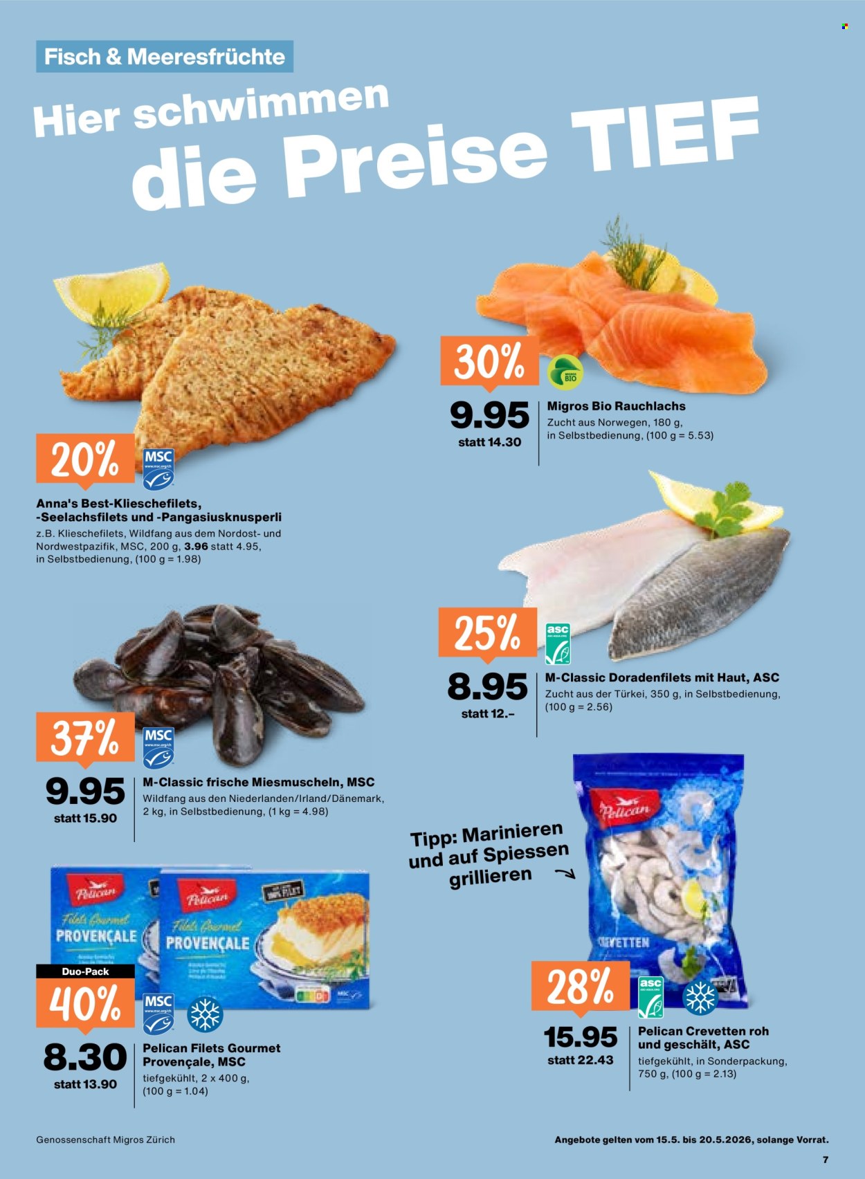 Prospekt Migros - 15.5.2026 - 20.5.2026. Seite 7