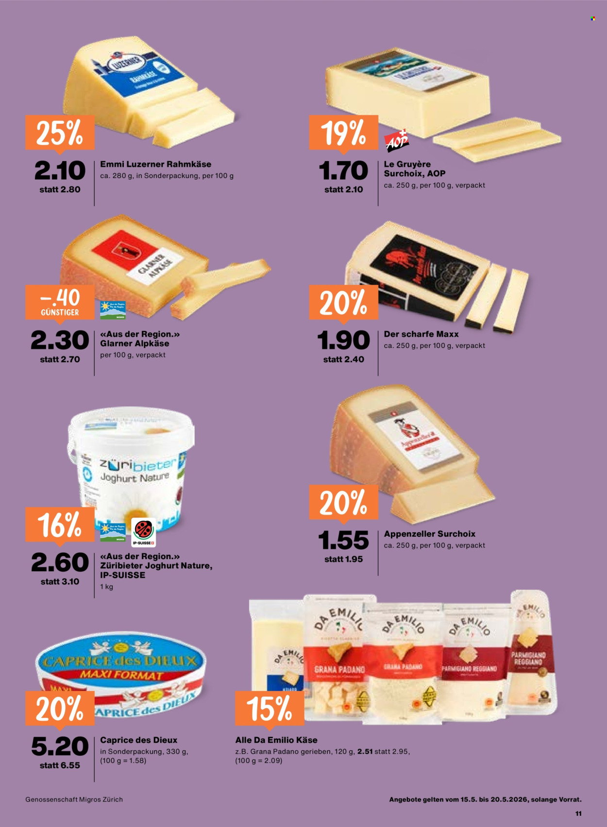 Prospekt Migros - 15.5.2026 - 20.5.2026. Seite 11