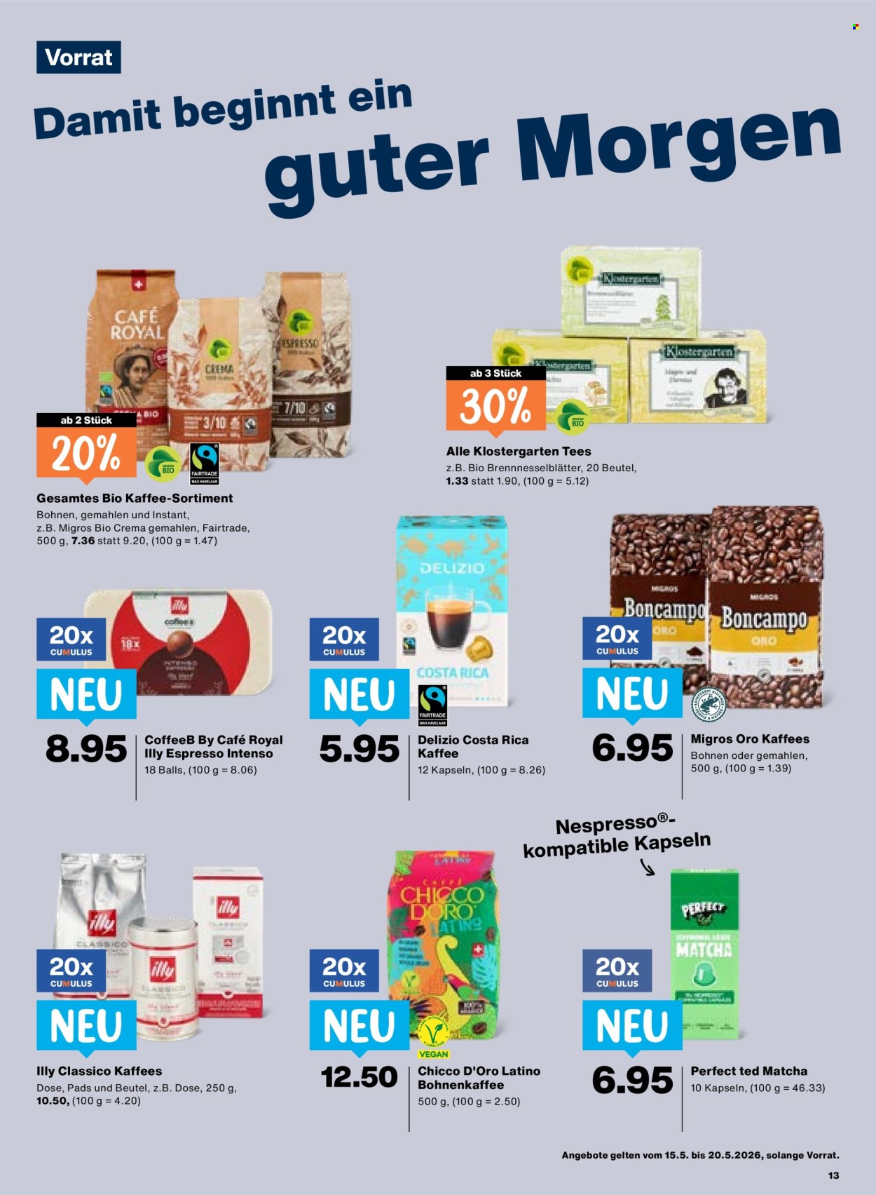 Prospekt Migros - 15.5.2026 - 20.5.2026. Seite 13