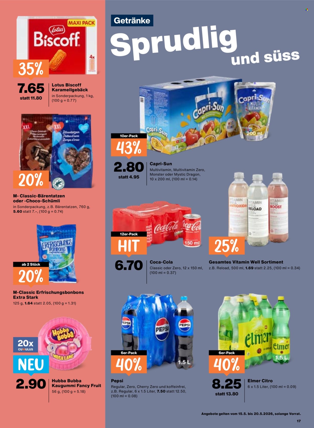 Prospekt Migros - 15.5.2026 - 20.5.2026. Seite 17