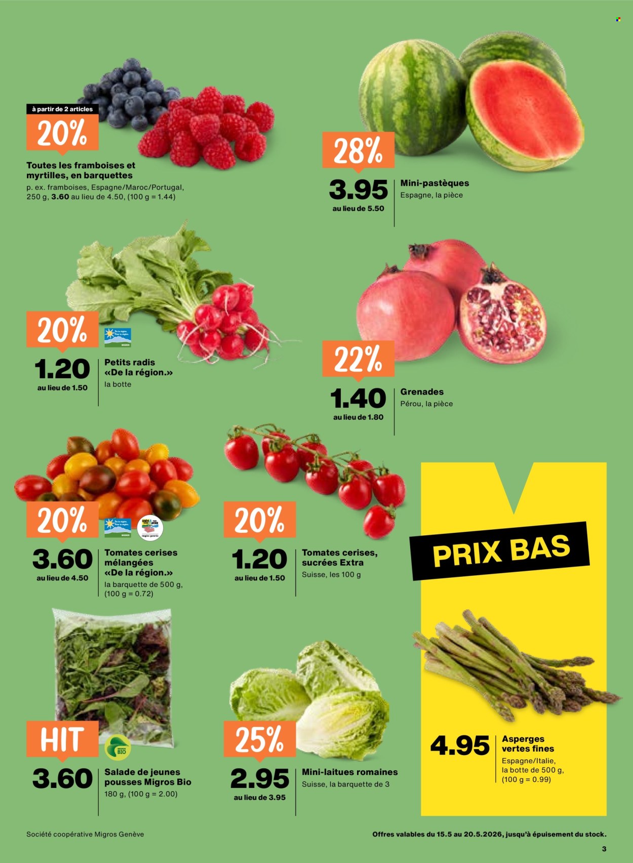 Prospekt Migros - 15.5.2026 - 20.5.2026. Seite 3
