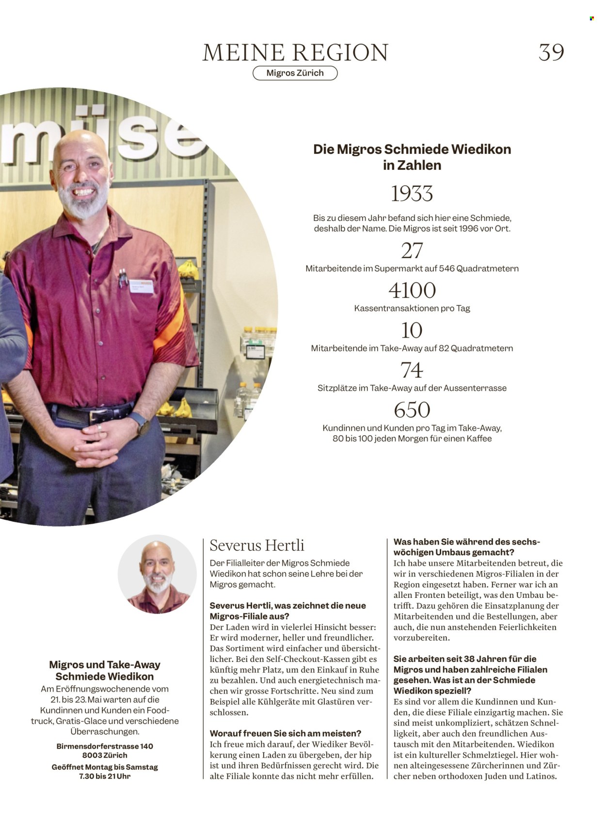 Prospekt Migros - 13.5.2026 - 20.5.2026. Seite 39