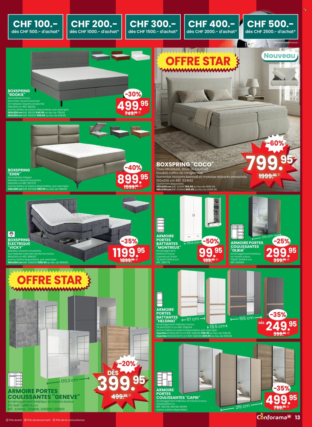 Volantino Conforama - 13.5.2026 - 2.6.2026. Pagina 13