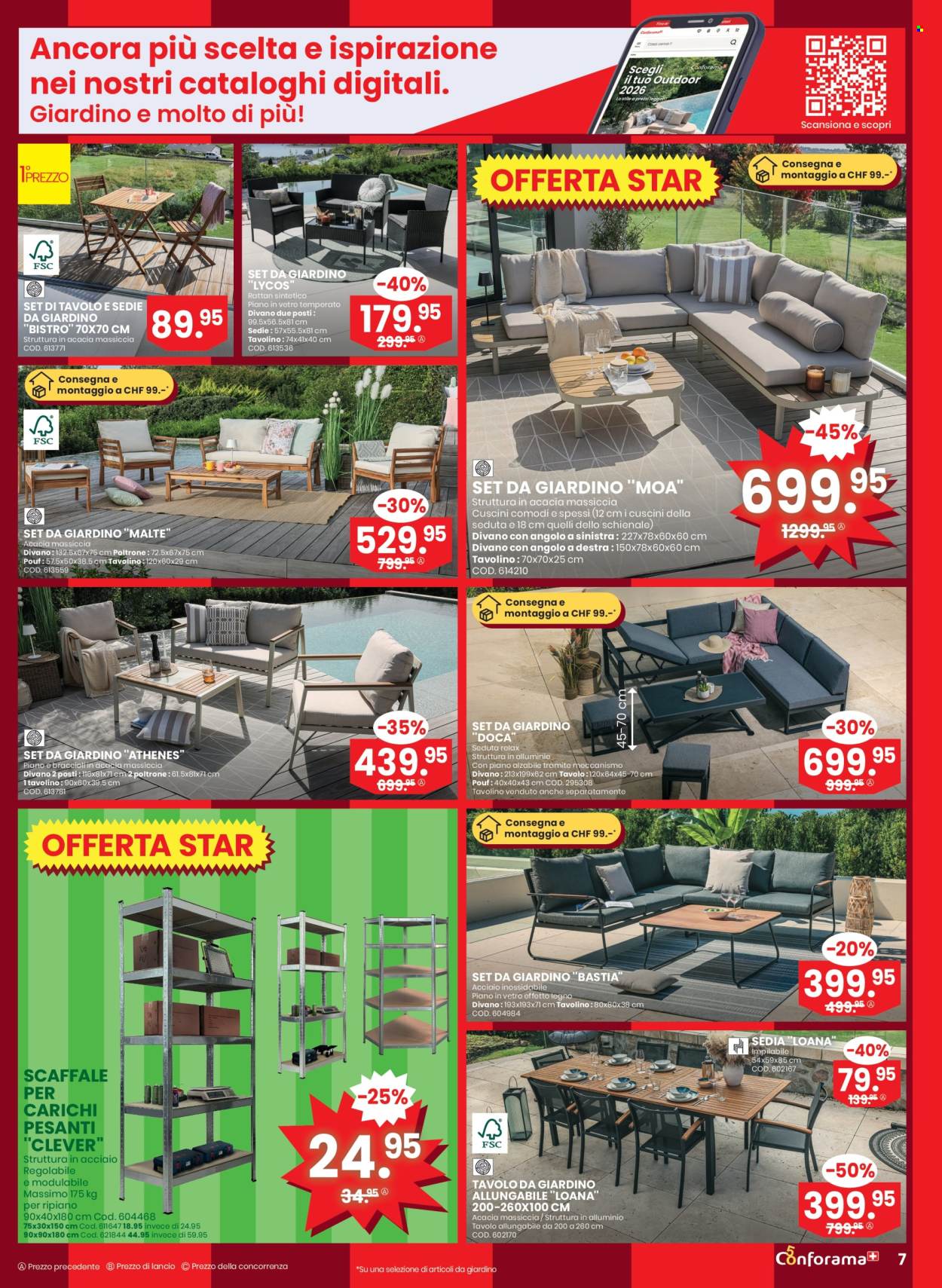 Volantino Conforama - 13.5.2026 - 2.6.2026. Pagina 7