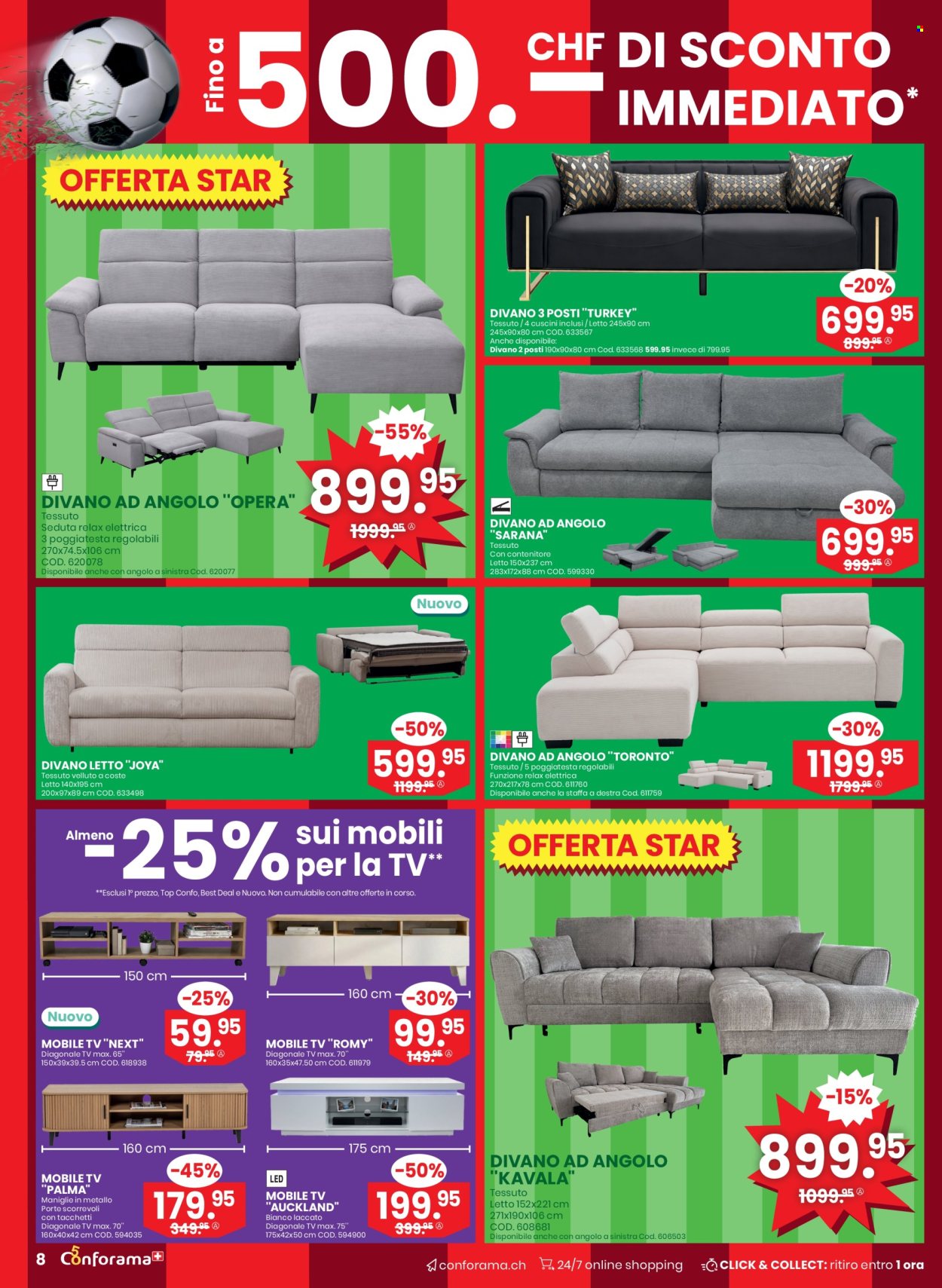 Volantino Conforama - 13.5.2026 - 2.6.2026. Pagina 8