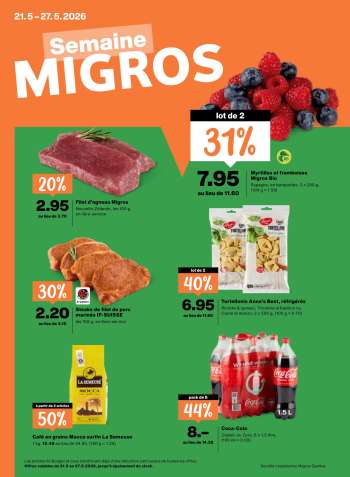 Volantino Migros - 21.5.2026 - 27.5.2026.