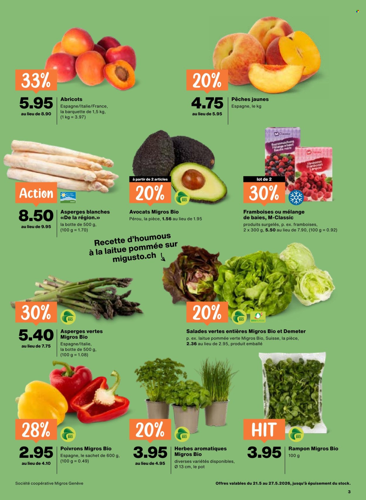 Prospekt Migros - 21.5.2026 - 27.5.2026. Seite 3