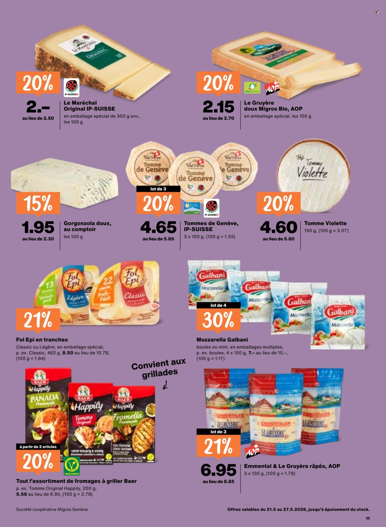 Prospekt Migros - 21.5.2026 - 27.5.2026. Seite 11