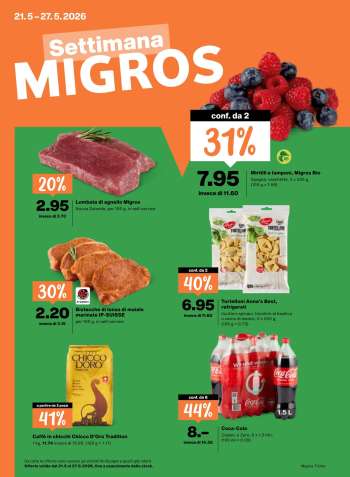 Catalogue Migros - 21.5.2026 - 27.5.2026.