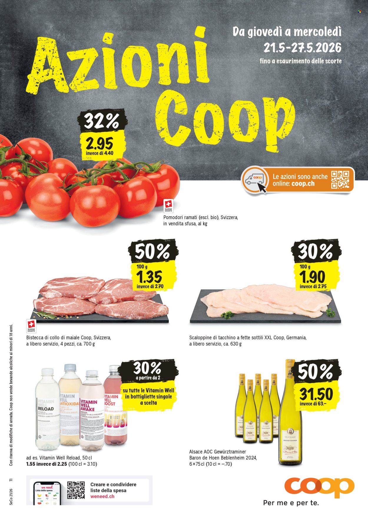 Prospekt Coop - 21.5.2026 - 27.5.2026. Seite 1