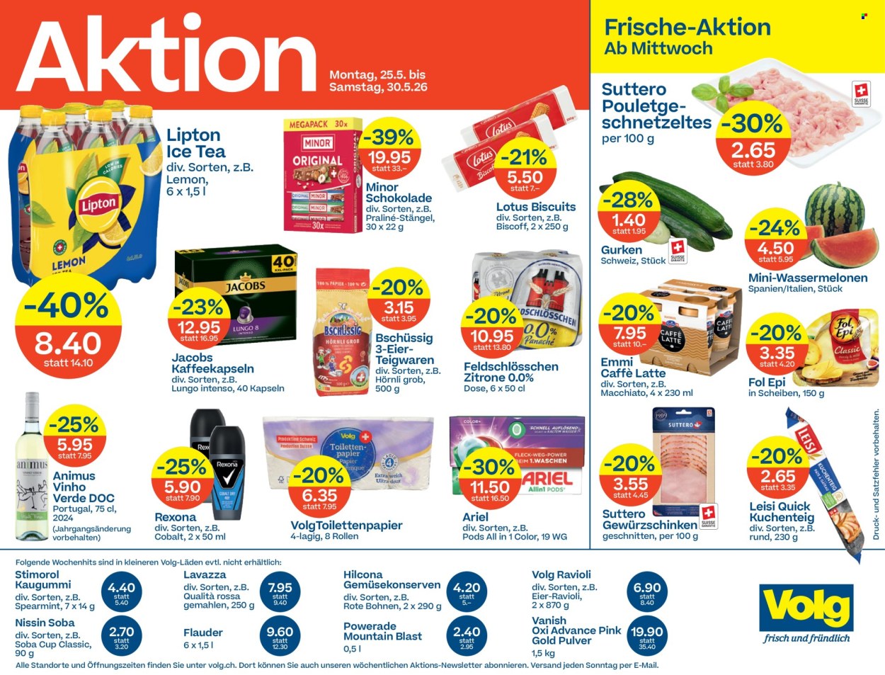 Catalogue Volg - 25.5.2026 - 30.5.2026. Page 1