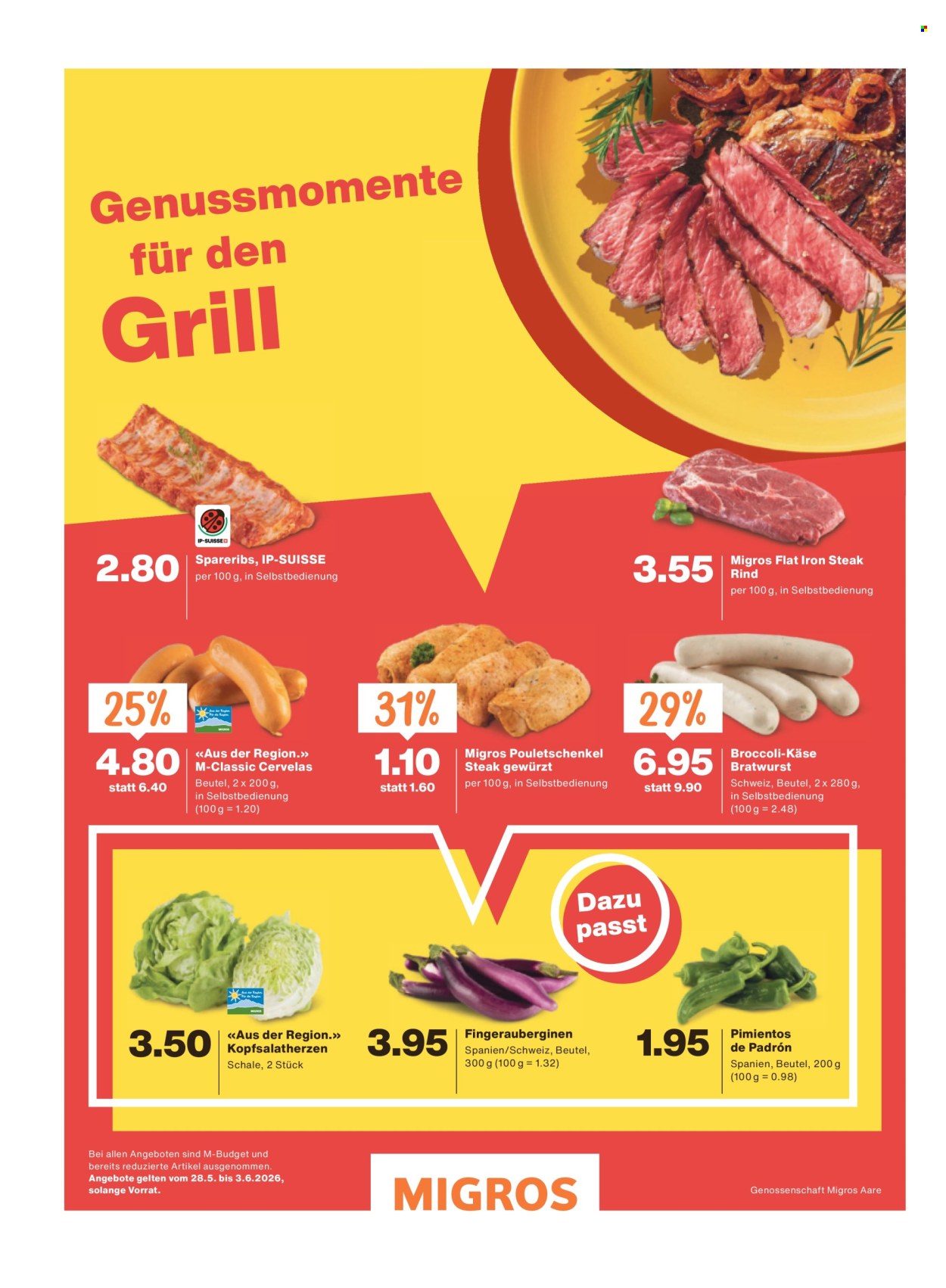 Prospekt Migros - 27.5.2026 - 3.6.2026. Seite 38