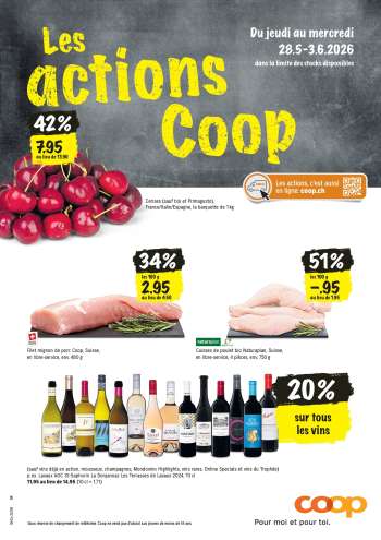 Prospekte Coop - 28.5.2026 - 3.6.2026.