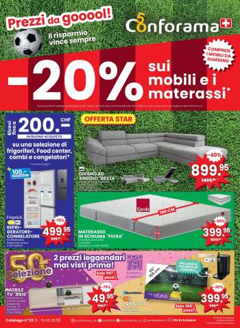 Volantino Conforama - 3.6.2026 - 16.6.2026.