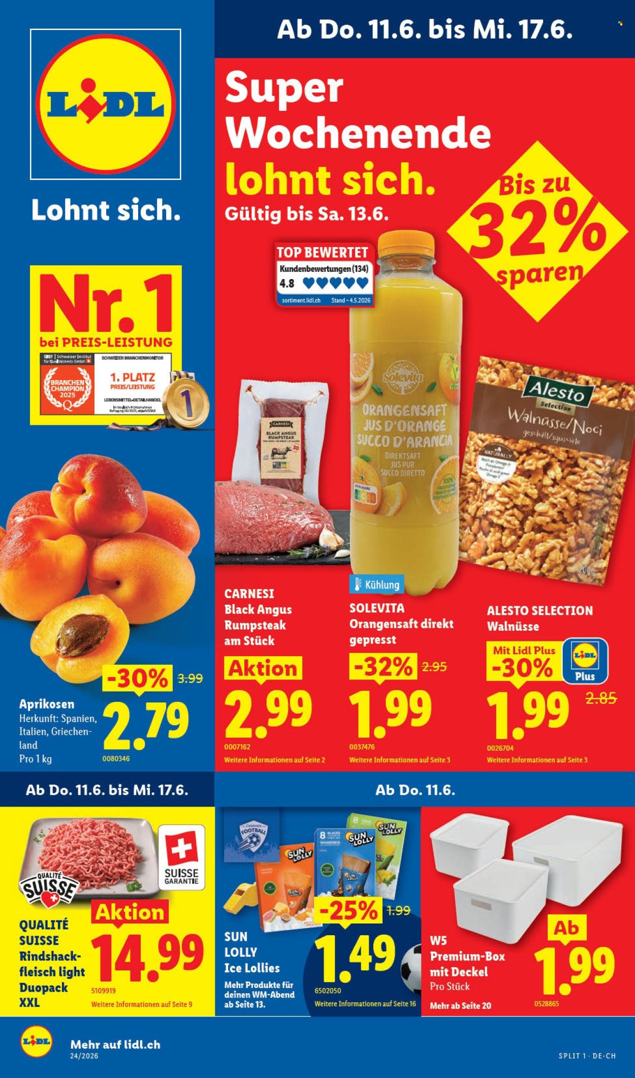 Volantino Lidl - 11.6.2026 - 17.6.2026. Pagina 1