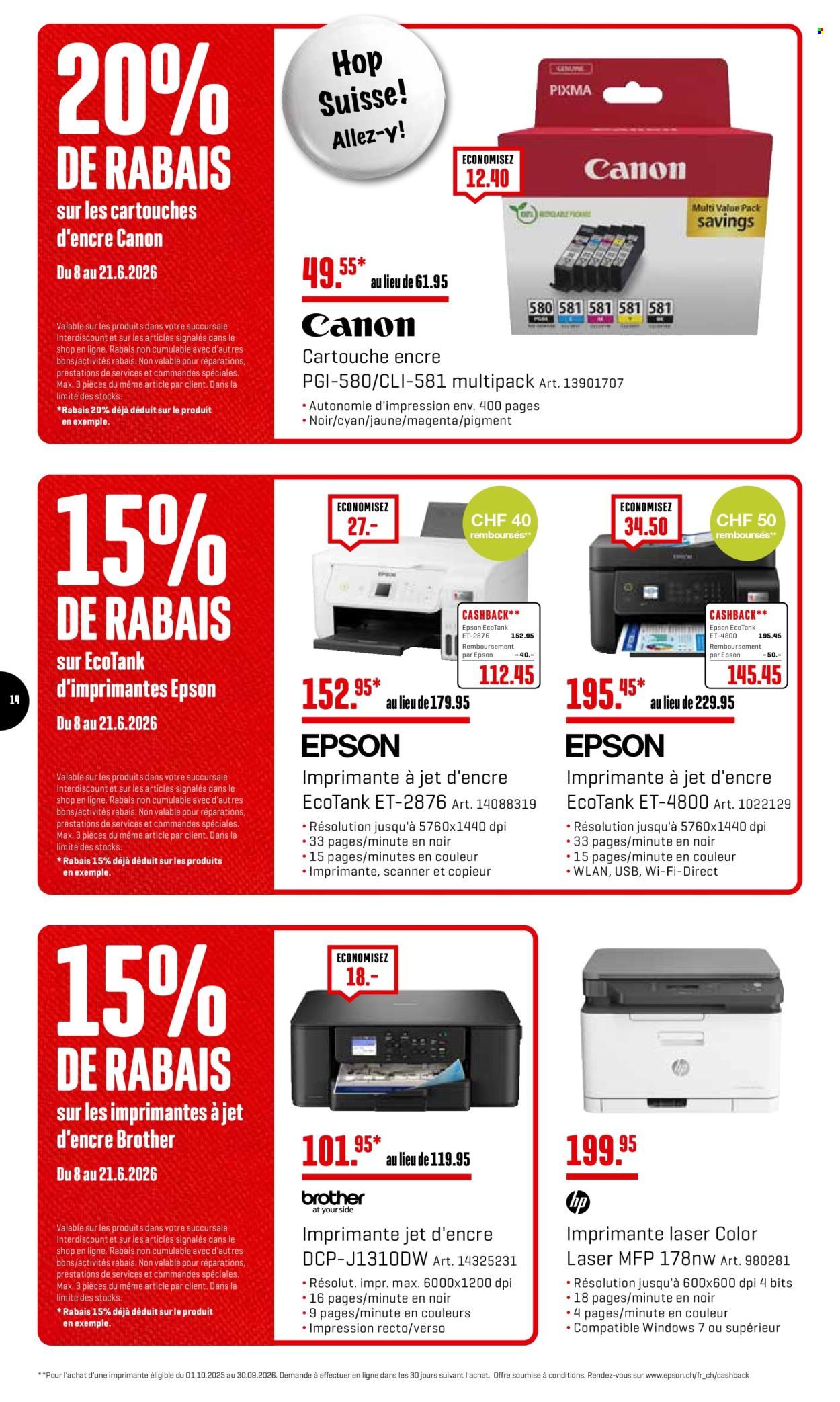 Volantino Interdiscount - 8.6.2026 - 21.6.2026. Pagina 14