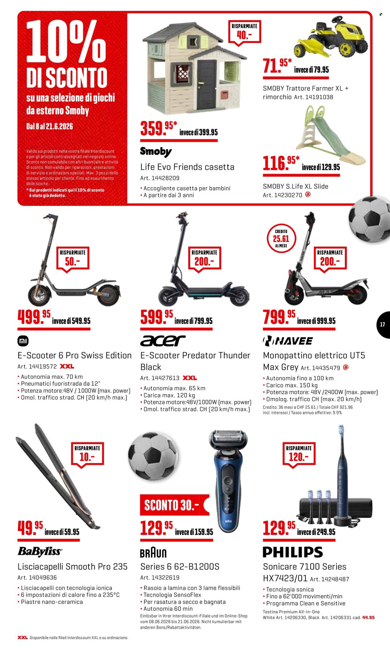 Prospekt Interdiscount - 8.6.2026 - 21.6.2026. Seite 17