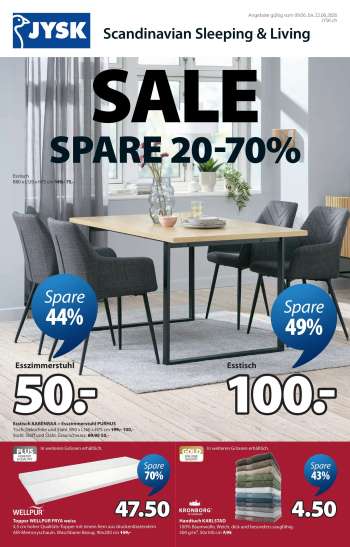 Prospekte JYSK - 9.6.2026 - 22.6.2026.