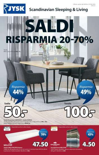 Prospekte JYSK - 9.6.2026 - 22.6.2026.