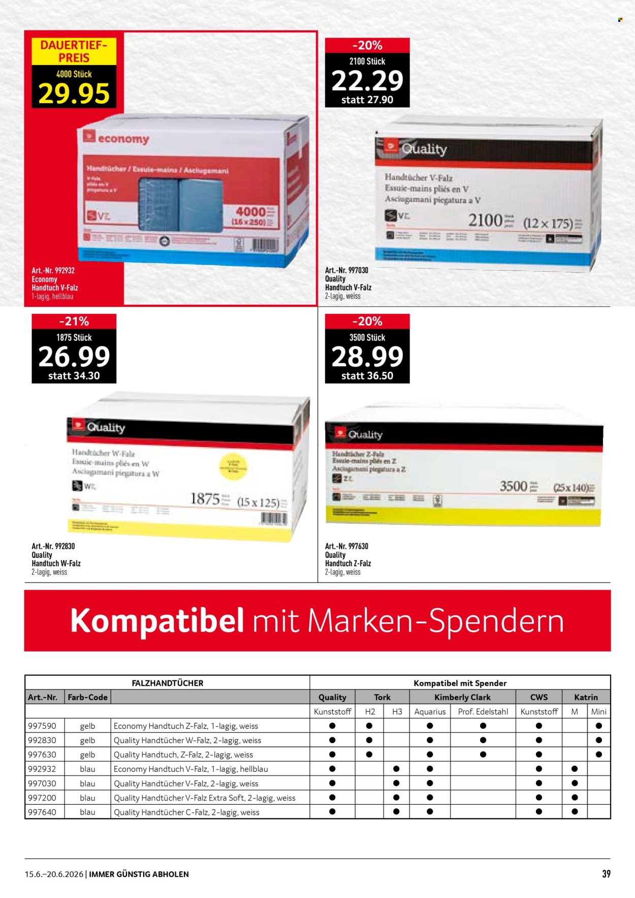Prospekt Prodega - 15.6.2026 - 20.6.2026. Seite 39