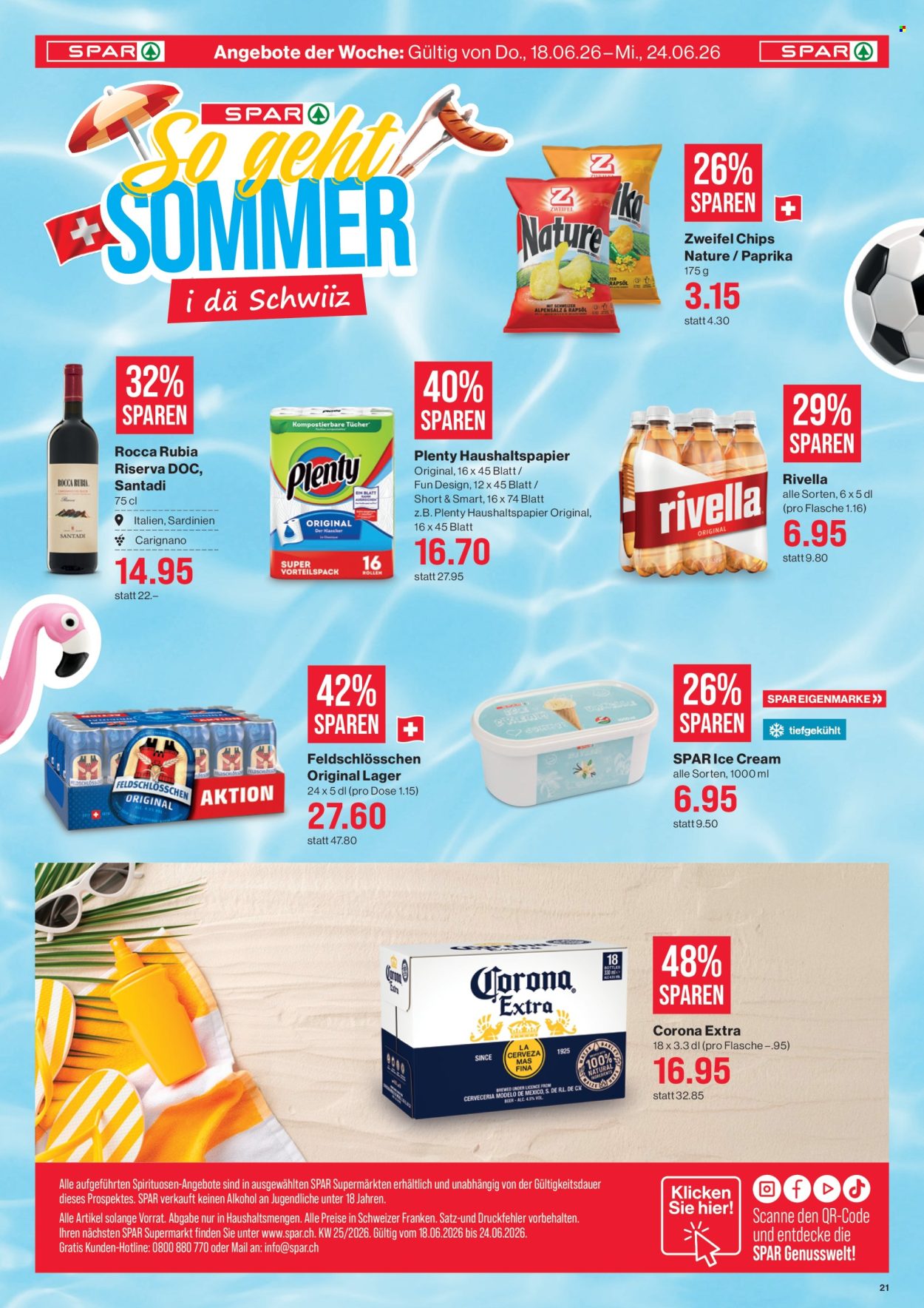 Volantino SPAR - 18.6.2026 - 24.6.2026. Pagina 21