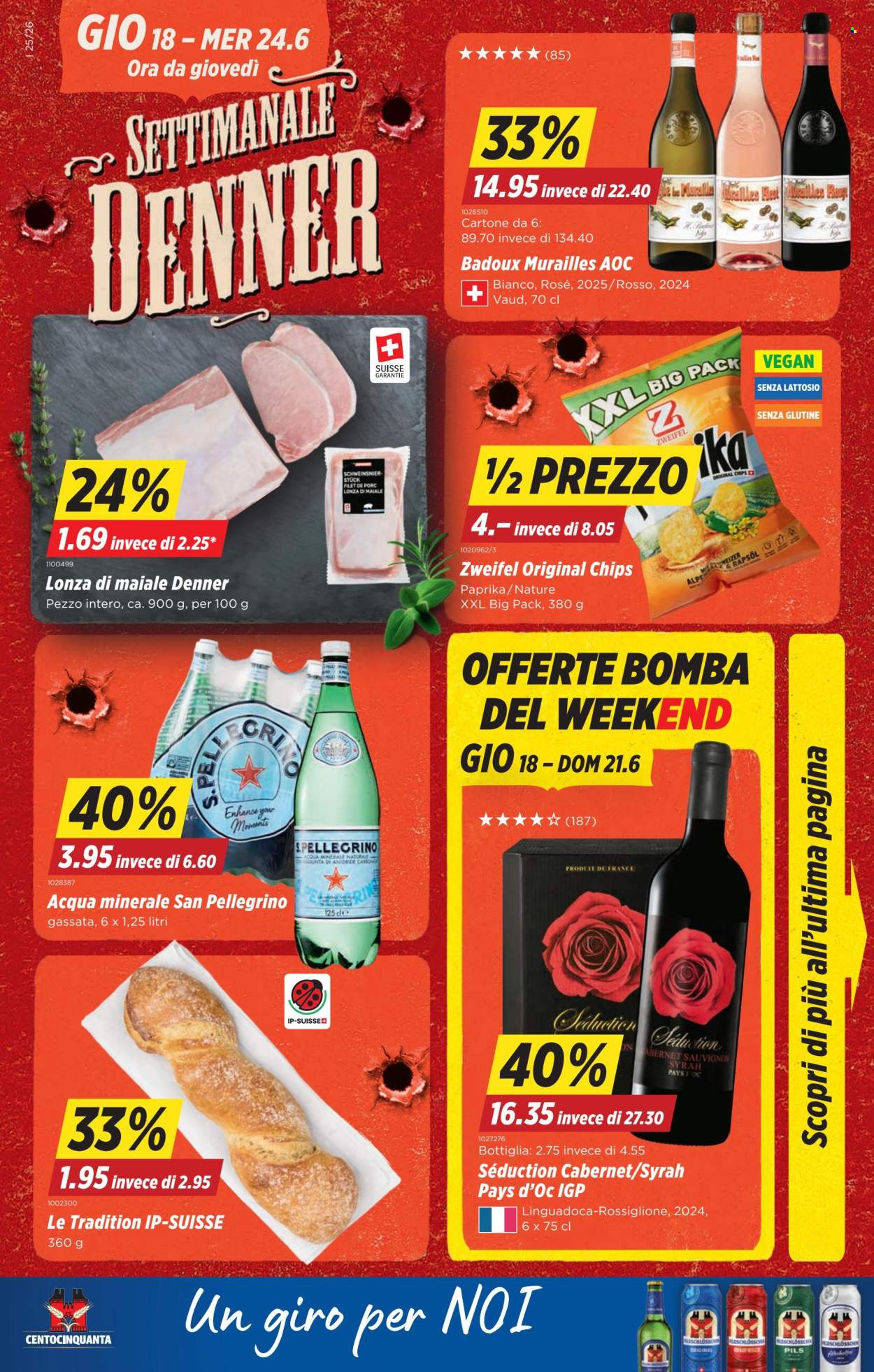 Volantino Denner - 18.6.2026 - 24.6.2026. Pagina 1
