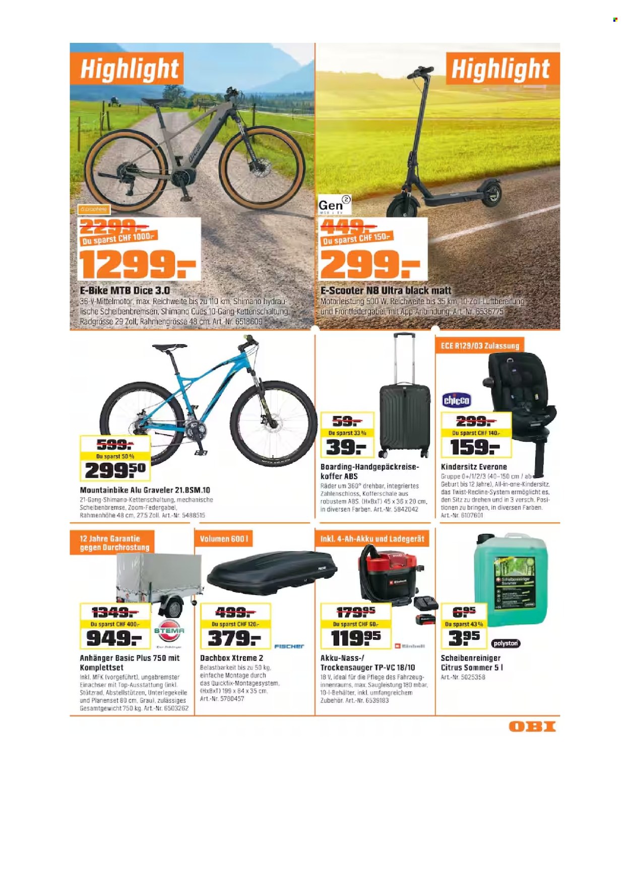 Volantino OBI - 17.6.2026 - 7.7.2026. Pagina 9