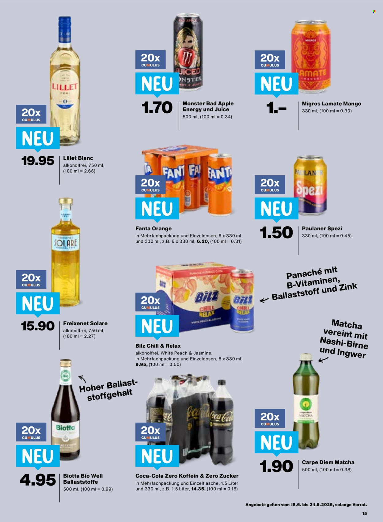 Volantino Migros - 18.6.2026 - 24.6.2026. Pagina 15