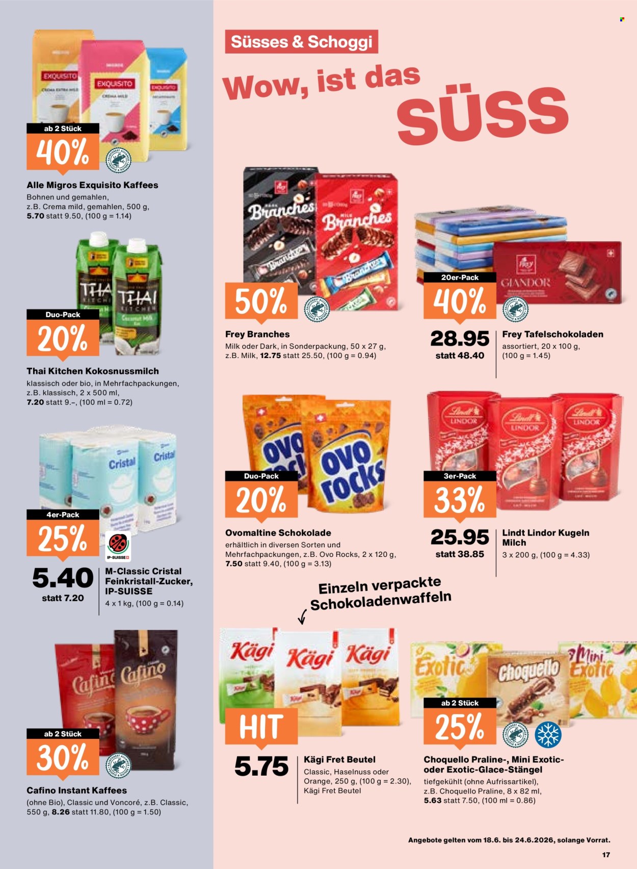 Volantino Migros - 18.6.2026 - 24.6.2026. Pagina 17