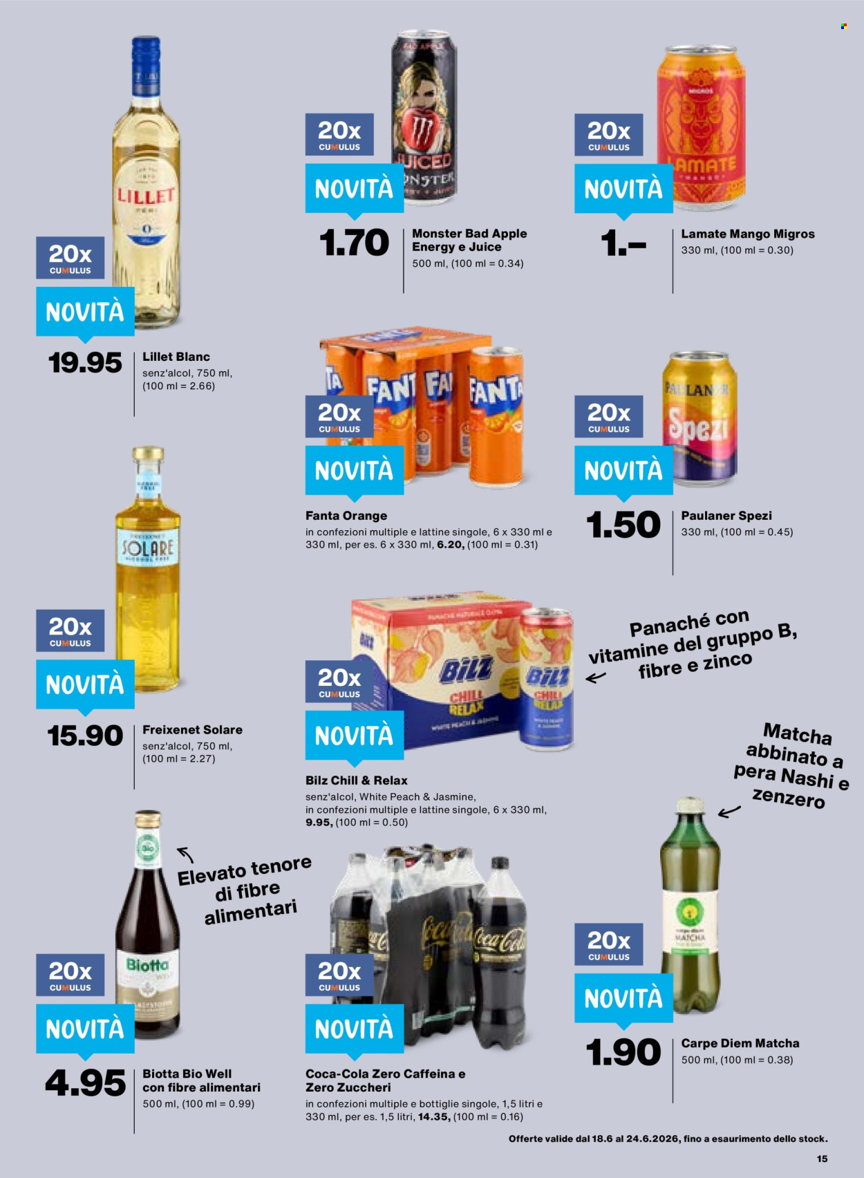 Volantino Migros - 18.6.2026 - 24.6.2026. Pagina 15