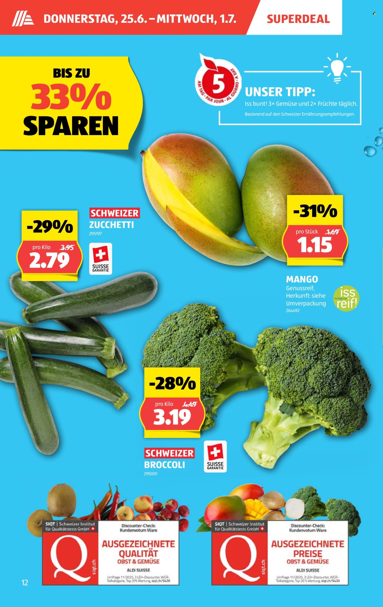 Prospekt Aldi - 25.6.2026 - 1.7.2026. Seite 12