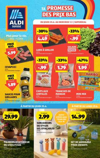 Volantino Aldi - 25.6.2026 - 1.7.2026.