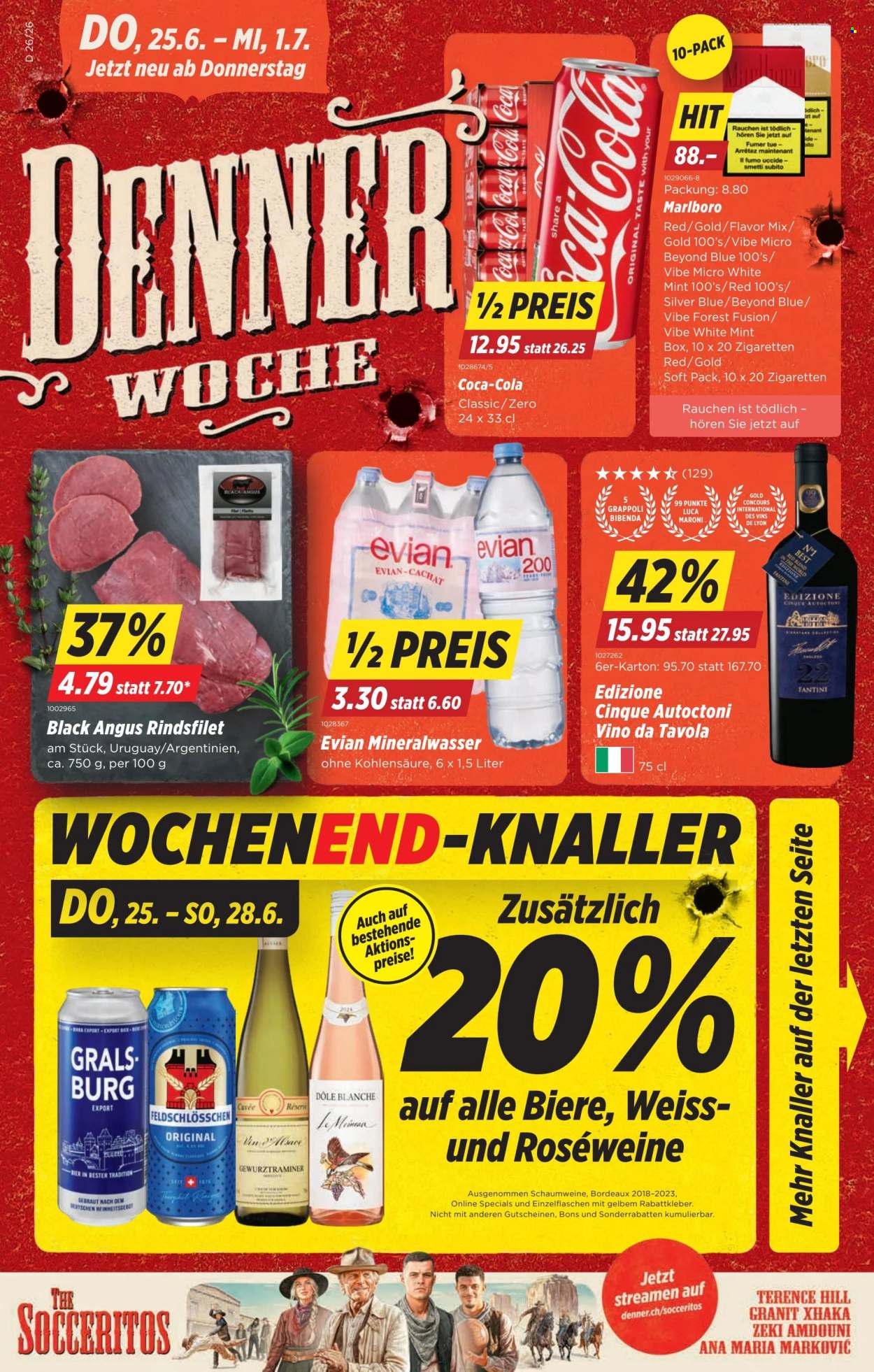 Prospekt Denner - 25.6.2026 - 1.7.2026. Seite 1