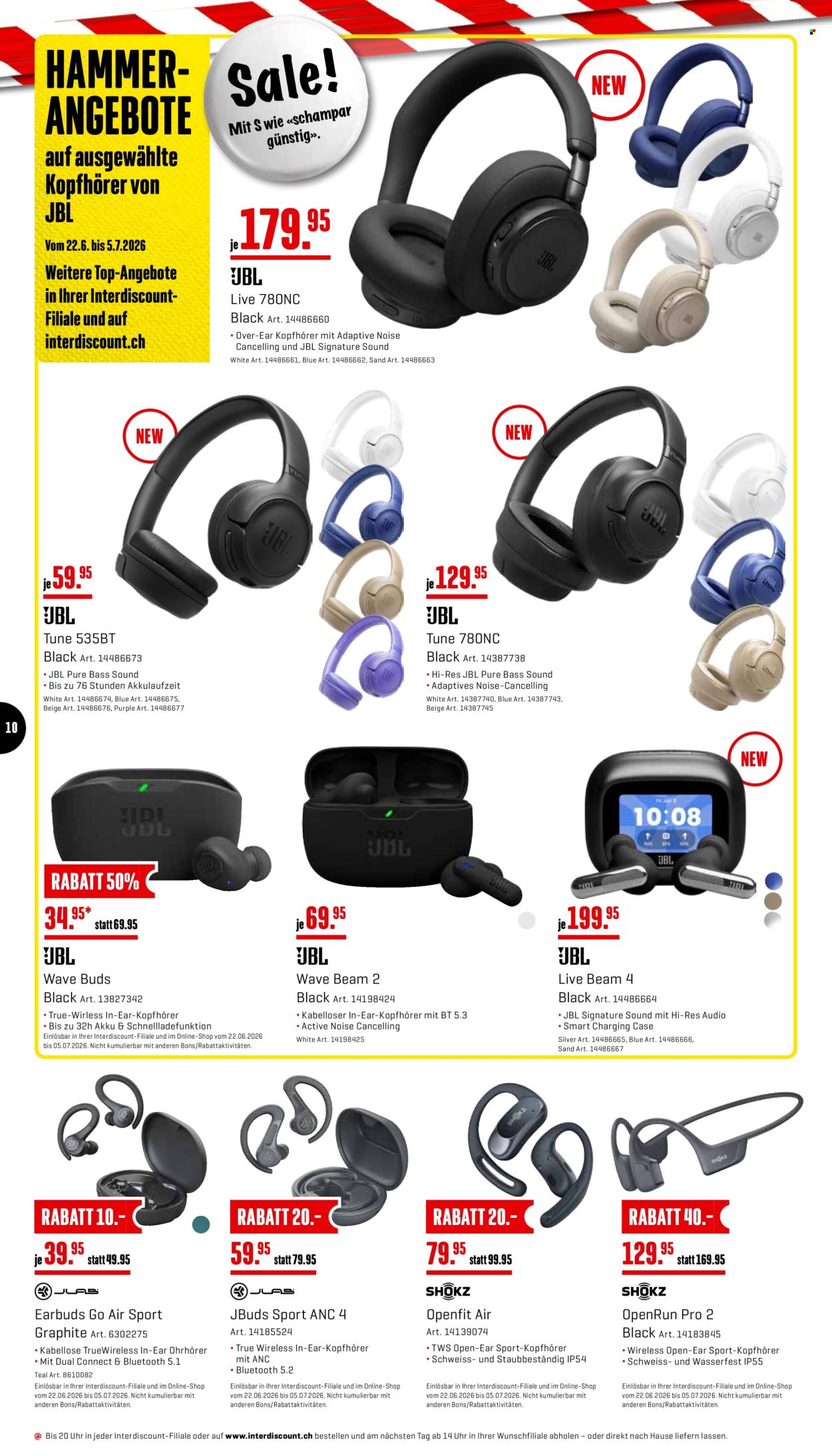 Catalogue Interdiscount - 22.6.2026 - 5.7.2026. Page 10