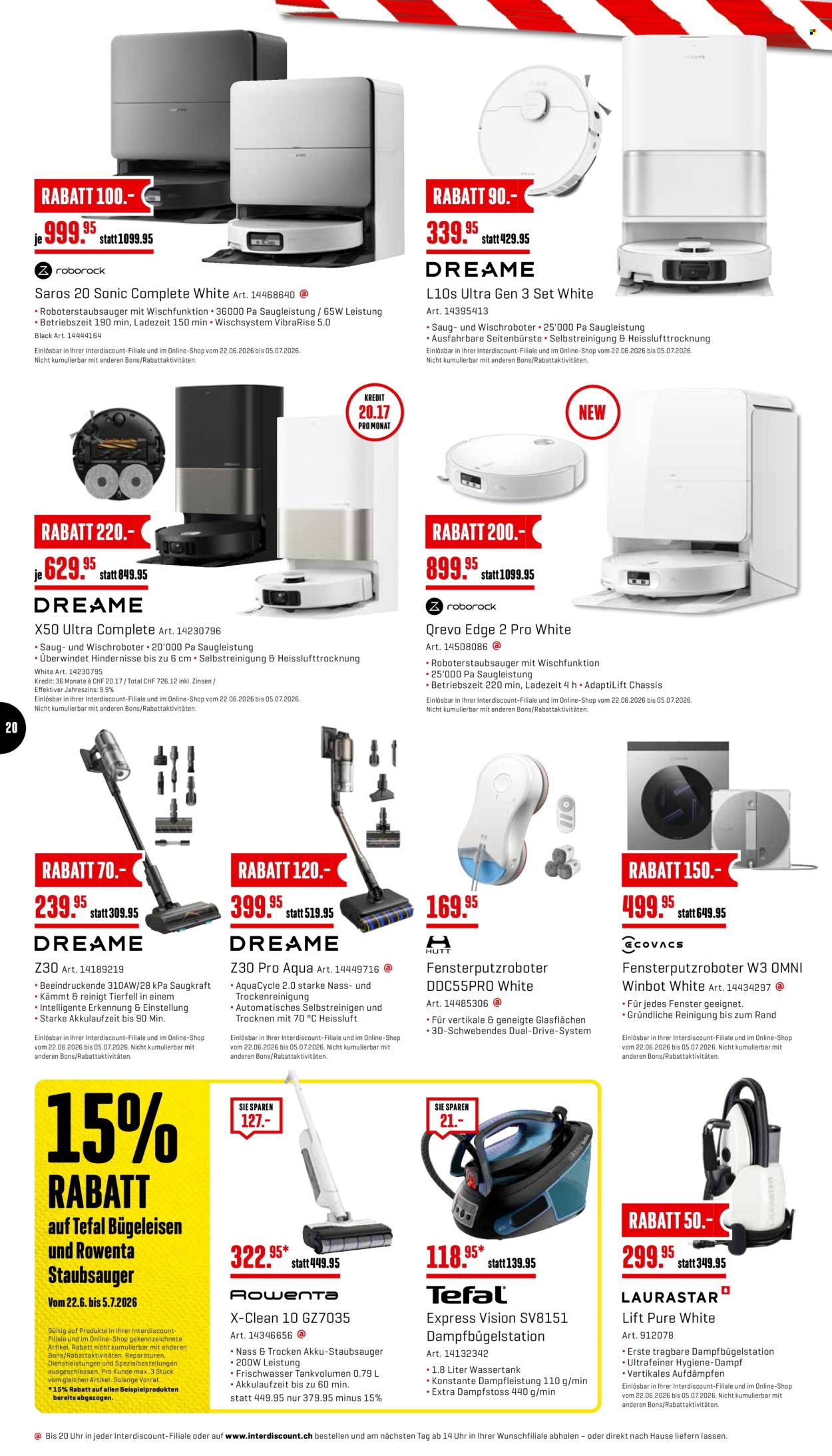 Catalogue Interdiscount - 22.6.2026 - 5.7.2026. Page 20