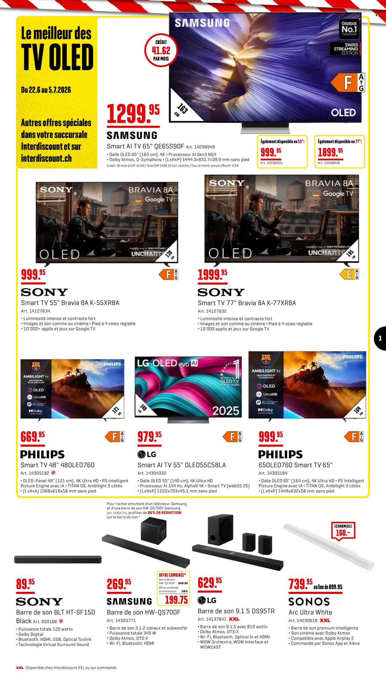 Prospekt Interdiscount - 22.6.2026 - 5.7.2026. Seite 3