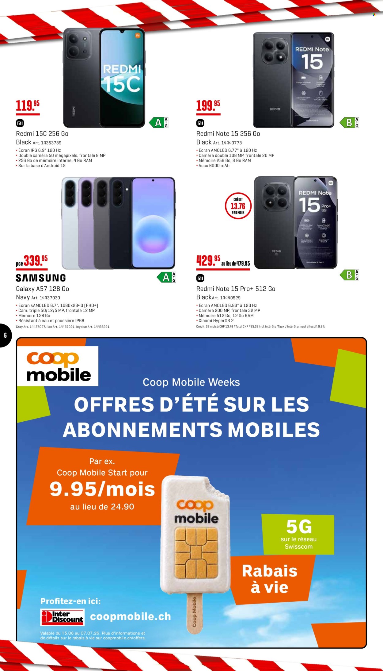 Prospekt Interdiscount - 22.6.2026 - 5.7.2026. Seite 6