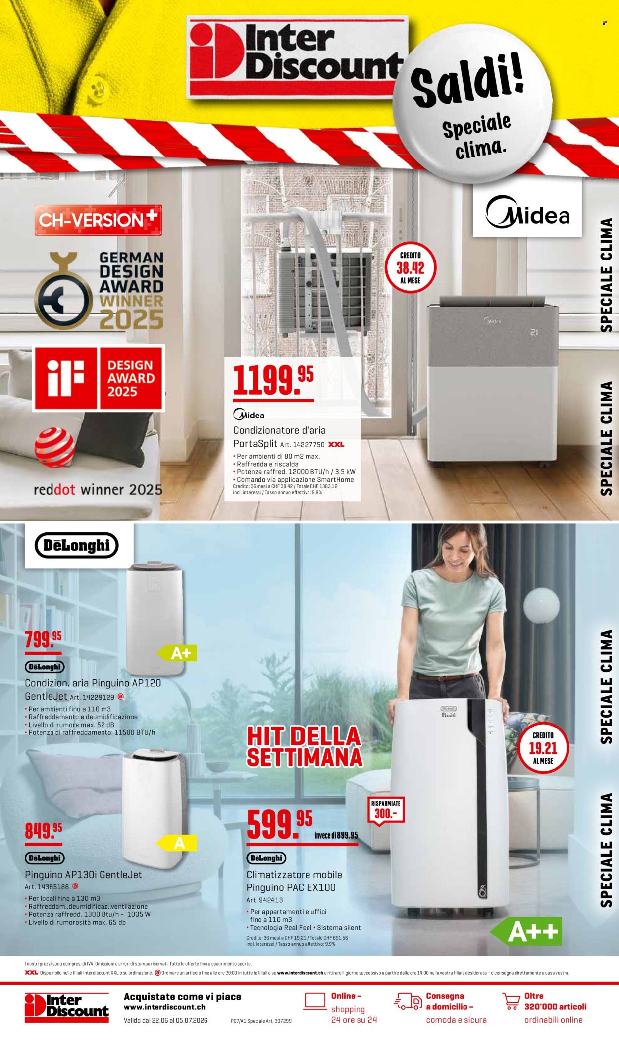 Catalogue Interdiscount - 22.6.2026 - 5.7.2026. Page 1