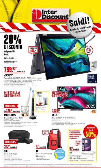 Volantino Interdiscount - 22.6.2026 - 5.7.2026.