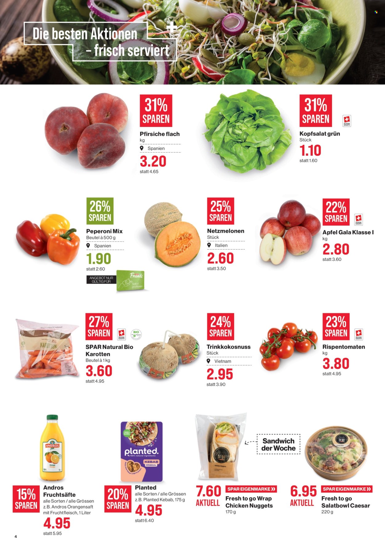 Volantino SPAR - 25.6.2026 - 1.7.2026. Pagina 4