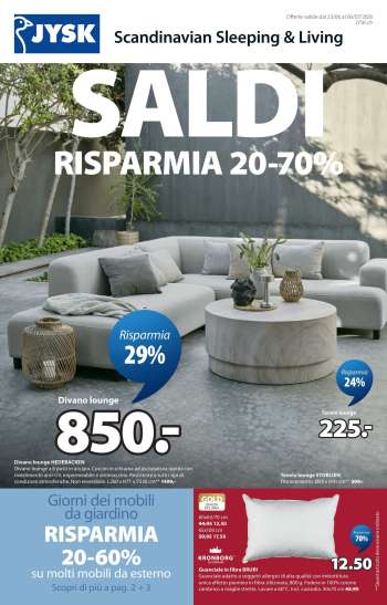 Prospekte JYSK - 23.6.2026 - 6.7.2026.