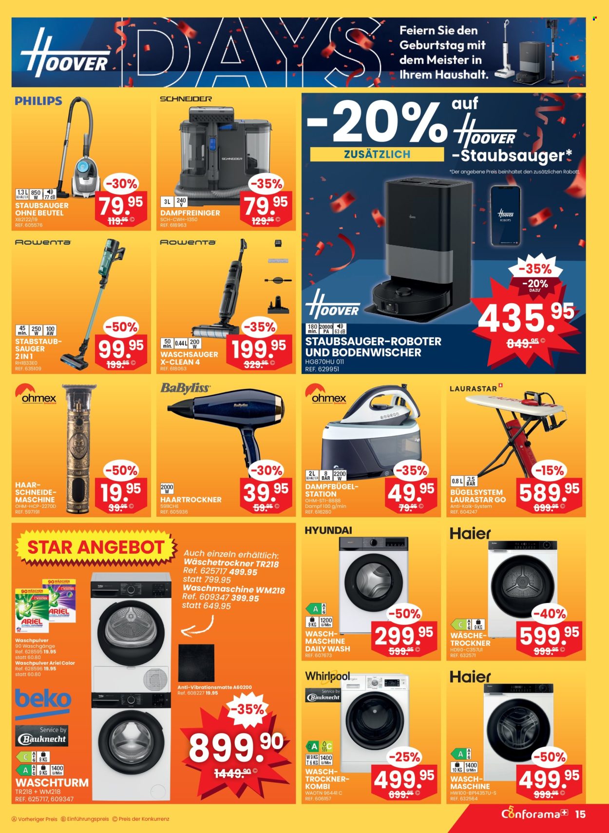 Volantino Conforama - 24.6.2026 - 7.7.2026. Pagina 15