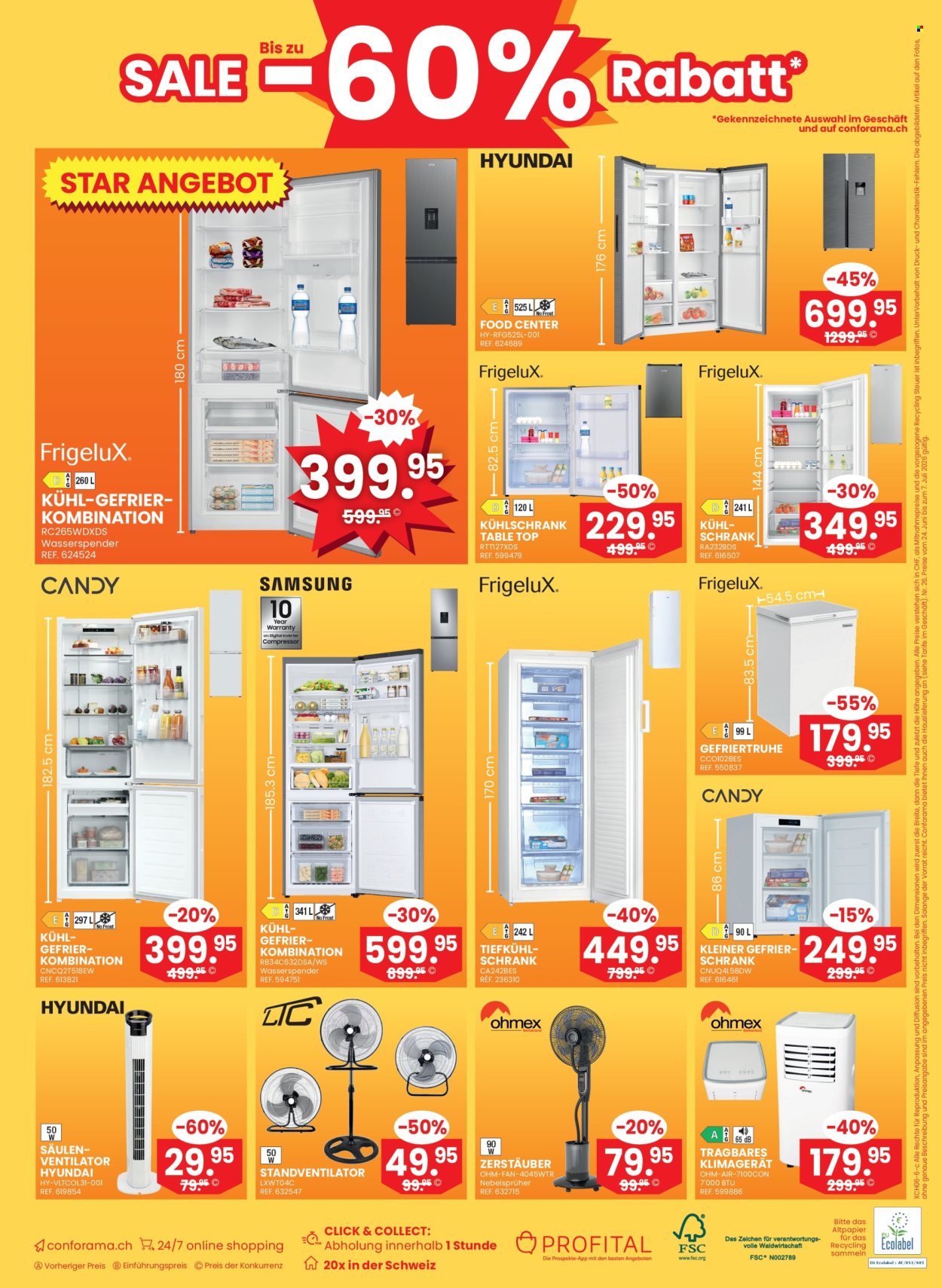 Volantino Conforama - 24.6.2026 - 7.7.2026. Pagina 16