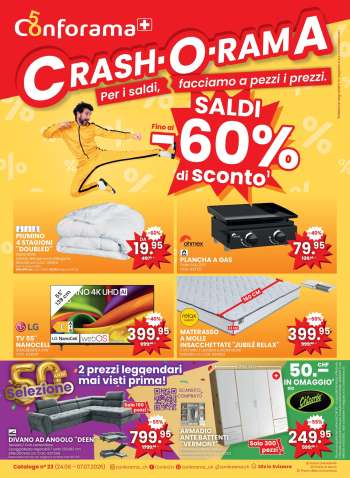 Volantino Conforama - 24.6.2026 - 7.7.2026.