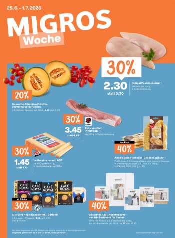 Volantino Migros - 25.6.2026 - 1.7.2026.