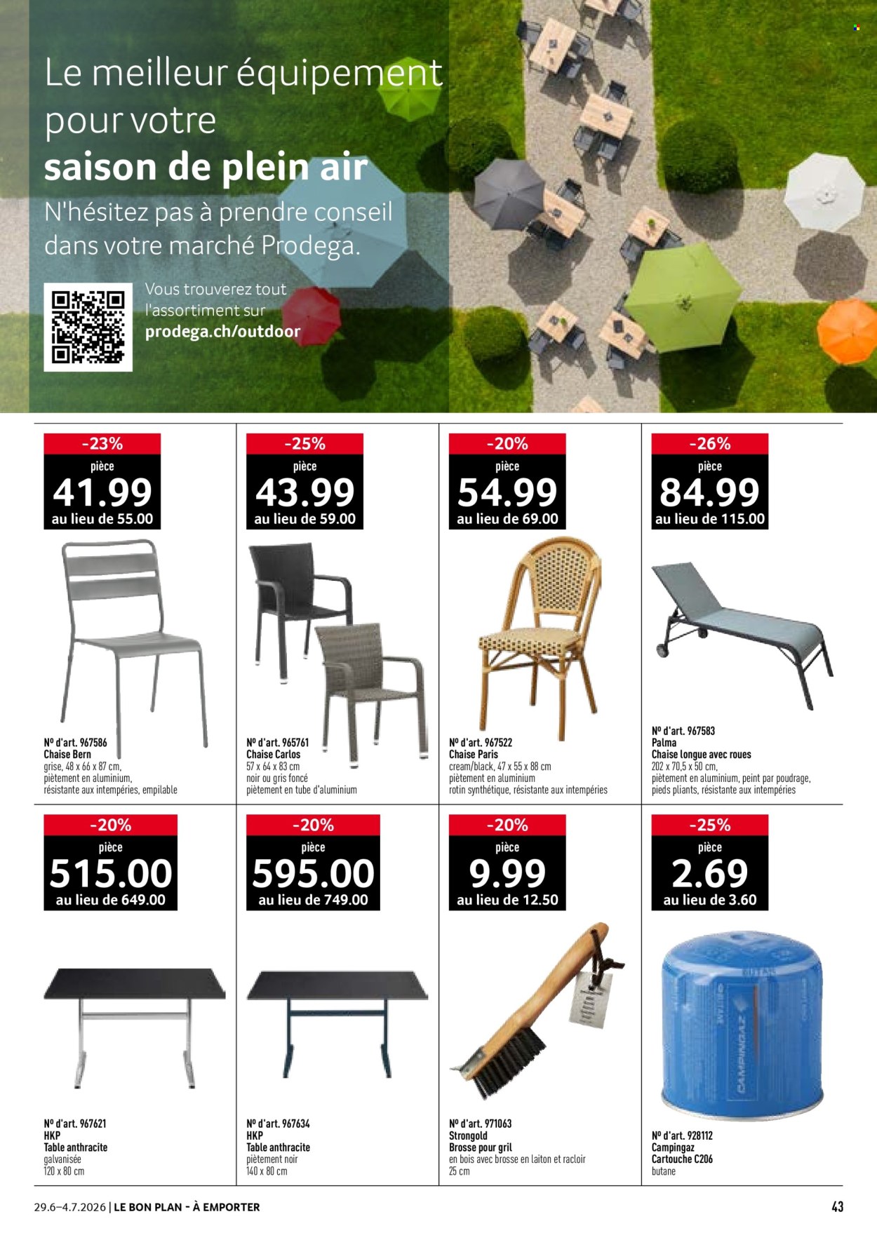 Catalogue Prodega - 29.6.2026 - 4.7.2026. Page 43