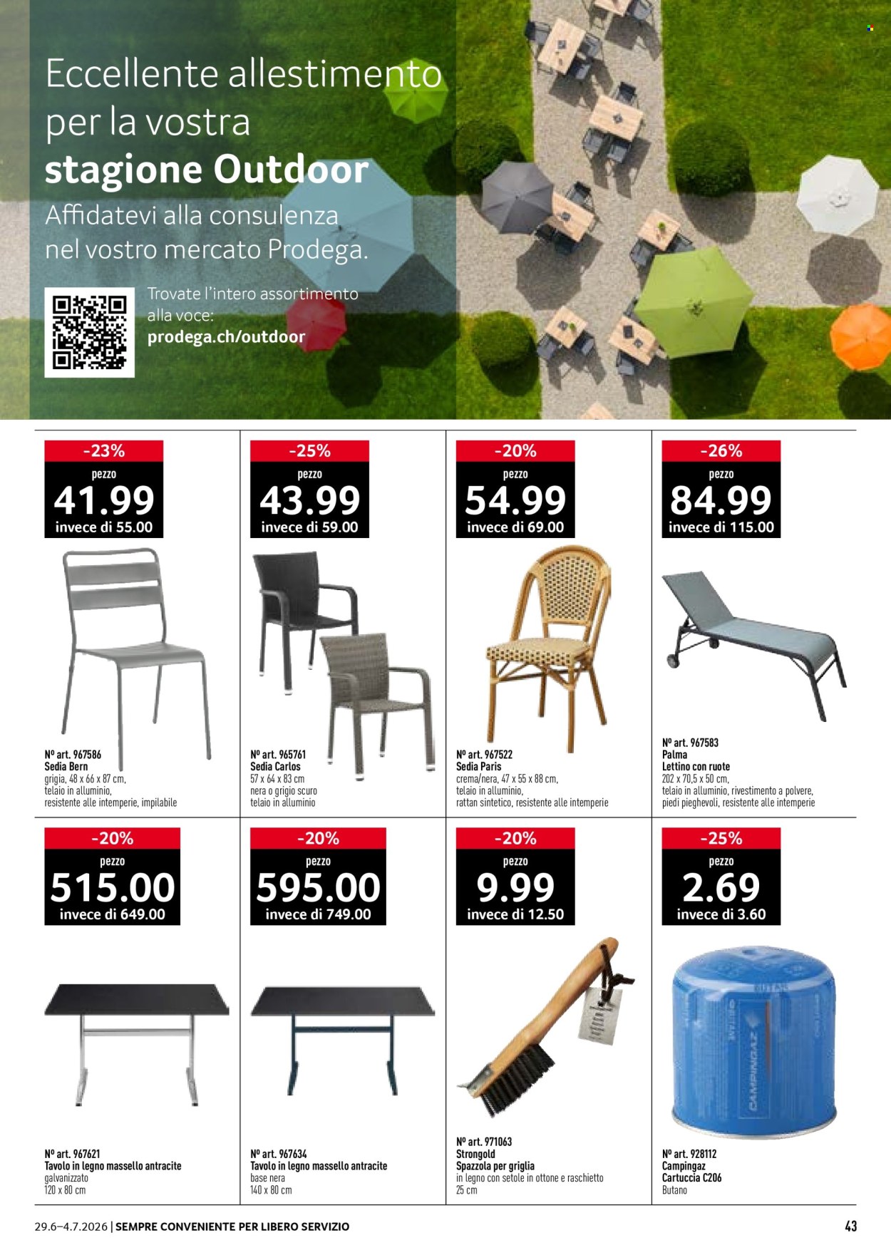 Prospekt Prodega - 29.6.2026 - 4.7.2026. Seite 43